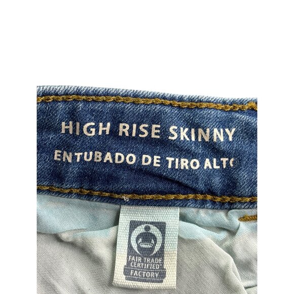 Universal Thread High Rise Skinny Jeans Size 2/26R Blue Denim Womens - Picture 4 of 4